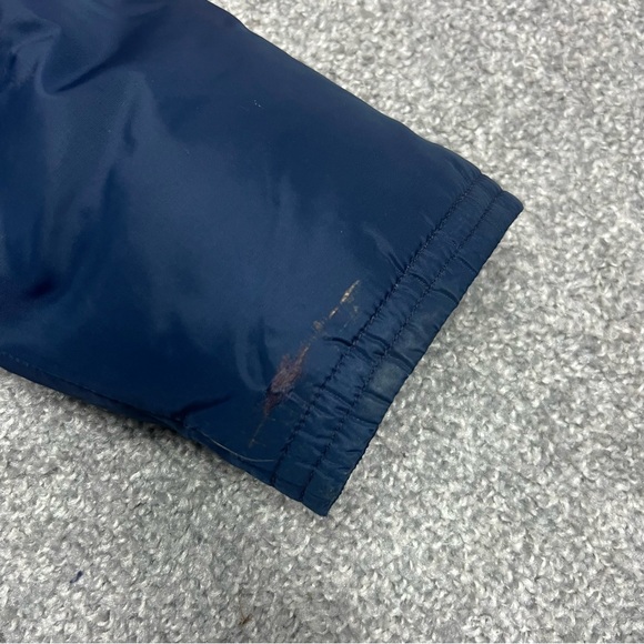 LL Bean Script Label Jacket Men’s Medium? Blue Down Puffer Zip Front Vintage 70s - Picture 5 of 9